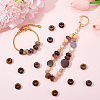 20Pcs Natural Tiger Eye European Beads G-SP0001-01B-02-4