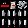 ABS Plastic Seamless False Nail Tips MRMJ-Q069-003B-2