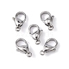 304 Stainless Steel Lobster Claw Clasps X-STAS-M262-01-12mm-3