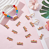 SUNNYCLUE Rainbow Color Alloy Enamel Pendants ENAM-SC0003-95-4