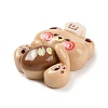 Bear Bread Opaque Resin Decoden Cabochons X-CRES-Q220-05C-2