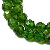 Natural Green Diopside Beads Strands G-NH0046-A01-02-4