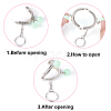   13Pcs 13 Color Iron Purse Frame Handle Keychain KEYC-PH0001-76P-5