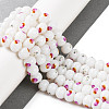 Printing Glass Beads for Necklaces Bracelets Making GLAA-B020-03A-05-2