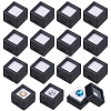 Cube Plastic Loose Diamond Storage Boxes CON-WH0095-49C-1