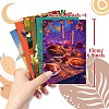 50Pcs Thanksgiving Day Paper Greeting Cards DIY-P085-16A-5