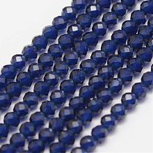 Synthetic Gemstone Beads Strands G-K182-2mm-27