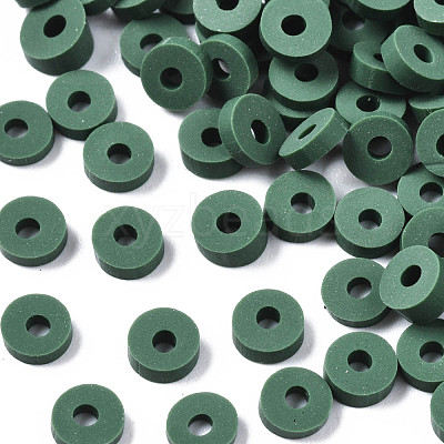 Handmade Polymer Clay Beads CLAY-R067-4.0mm-B46-1