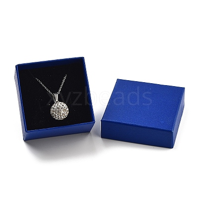 Square Jewelry Cardboard Jewelry Boxes CBOX-A009-01A-1