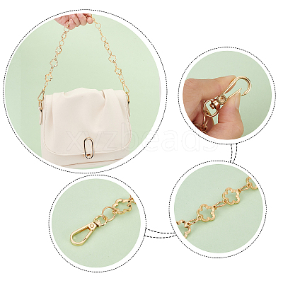 2Pcs 2 Colors Zinc Alloy Links Bag Straps FIND-WR0004-04-1