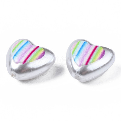3D Printed ABS Plastic Imitation Pearl Beads KY-S163-438-1