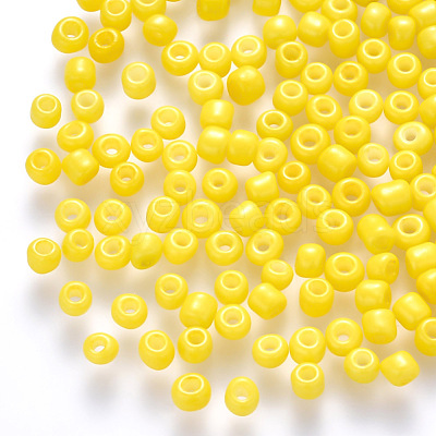 12/0 Baking Paint Glass Round Seed Beads SEED-S036-01A-05-1