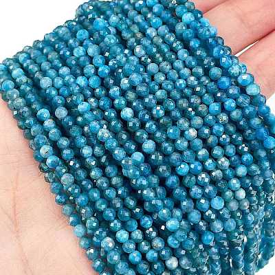 Natural Apatite Beads Strands G-Z057-B02-02-1