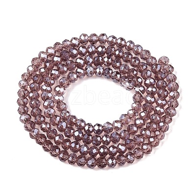 Electroplate Glass Beads Strands EGLA-A044-T2mm-A07-1