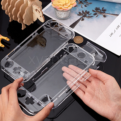 PC Plastic Crystal Clear Cover Case AJEW-WH0270-03A-1