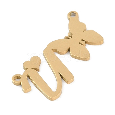 304 Stainless Steel Pendants STAS-L279-002G-U-1