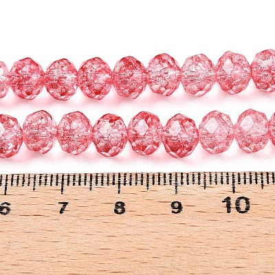 Transparent Glass Beads Strands X-GLAA-T023-6mm-A13-1