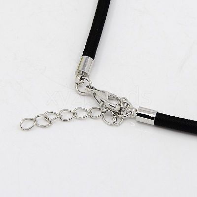 Silk Cord Necklaces Making NFS005-20-1