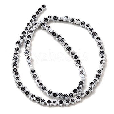 Handmade Millefiori Glass Bead Strands LAMP-J035-4mm-18-1