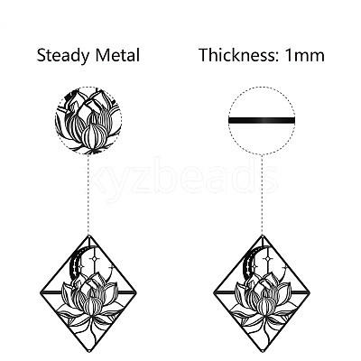 Iron Wall Signs AJEW-WH0286-254-1