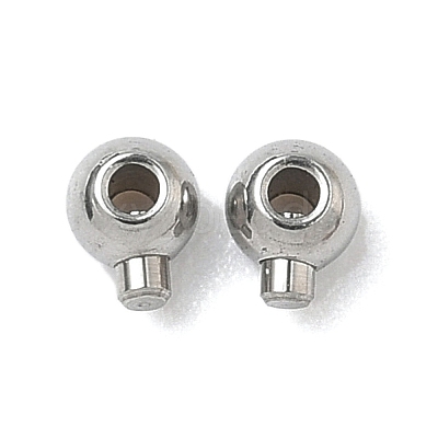 304 Stainless Steel Crimp Beads STAS-G361-02P-1