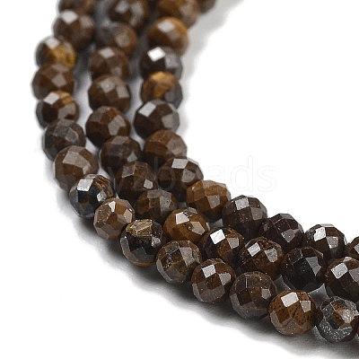 Natural Tiger Eye Beads Strands G-M399-03A-01-1
