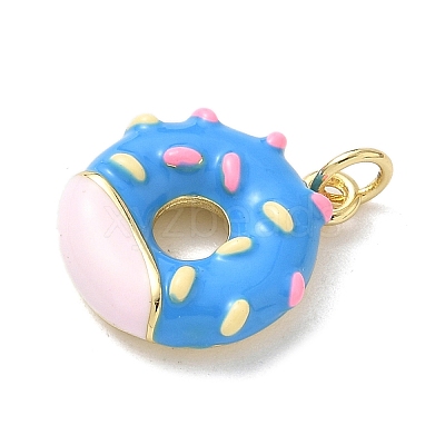 Brass Enamel Pendants KK-B155-12G-1
