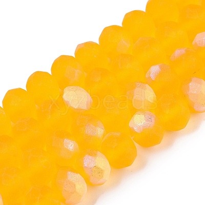 Transparent Glass Beads Strands EGLA-A044-T8mm-MB05-1