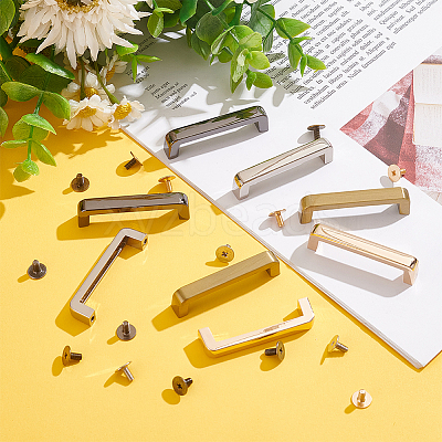 8 Sets 4 Colors Alloy Luggage Handle Pulls DIY-WR0002-18-1