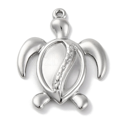 Anti-Tarnish 304 Stainless Steel Pendants STAS-D194-14S-1