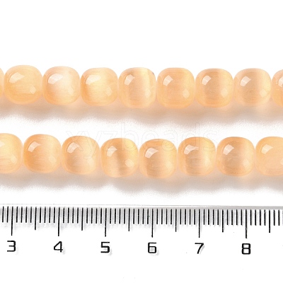 Natural Selenite Beads Strands G-B103-A01-03-1