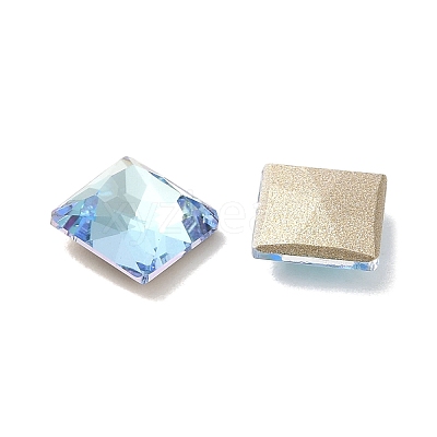 Glass Rhinestone Cabochons RGLA-P037-06B-D202-1