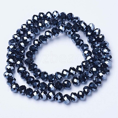 Electroplate Glass Beads Strands LS-EGLA-A034-P2mm-A18-1