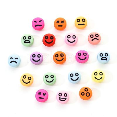 Opaque Acrylic Beads MACR-YW0001-22I-1