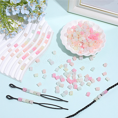 300Pcs Plastic Beads KY-PA0001-24-1