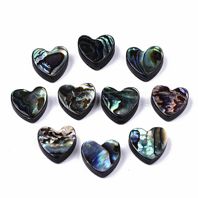Natural Abalone Shell/Paua Shell Beads SSHEL-T014-15-1