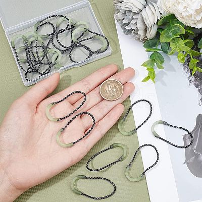 30Pcs Luminous Plastic Zipper Pulls FIND-CA0005-31-1