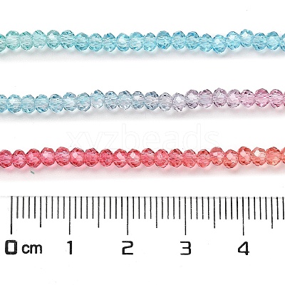Transparent Painted Glass Beads Strands DGLA-A034-T2mm-A11-1