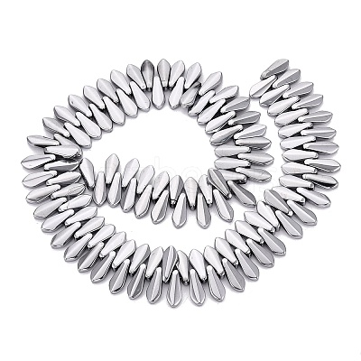 Electroplate Glass Beads Strands EGLA-Q134-01A-B02-1