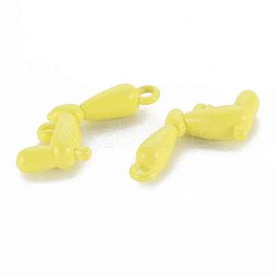 Spray Painted Alloy Pendants PALLOY-S132-239-RS-1