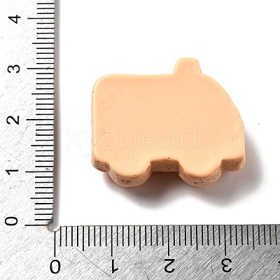 Vehicle Theme Opaque Resin Cabochons RESI-C056-03D-1