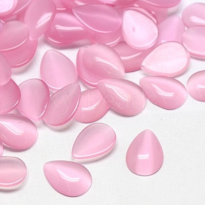 Cat Eye Cabochons CE-J001-4x6mm-12-1