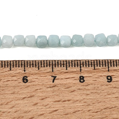 Natural Flower Amazonite Beads Strands GG-CBA0C5B-A02-1
