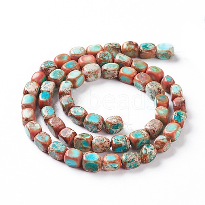 Natural Regalite/Imperial Jasper/Sea Sediment Jasper Beads Strands G-Z008-01D-1