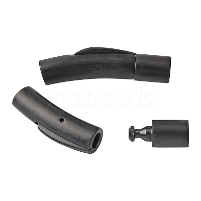 304 Stainless Steel Bayonet Clasps LS-STAS-I013-4mm-MB-1