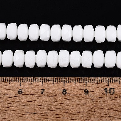 Opaque Glass Beads Strands GLAA-Q114-01A-B01-1