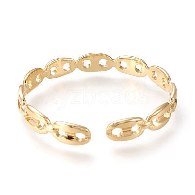 Brass Cuff Bangles BJEW-F411-03G-1