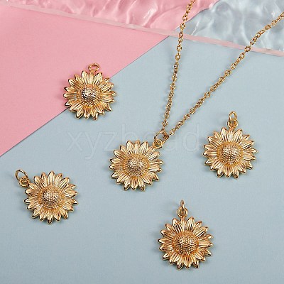 5Pcs Brass Pendants KK-SZ0004-39-1