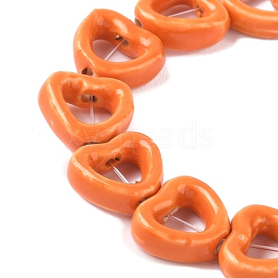 Handmade Porcelain Beads Strands PORC-Z002-01C-1