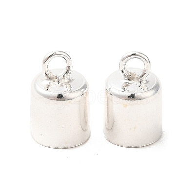 925 Sterling Silver Cord Ends STER-F032-09S-5mm-1